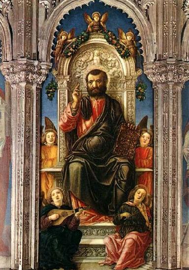 Bartolomeo Vivarini Triptych of St Mark Germany oil painting art
